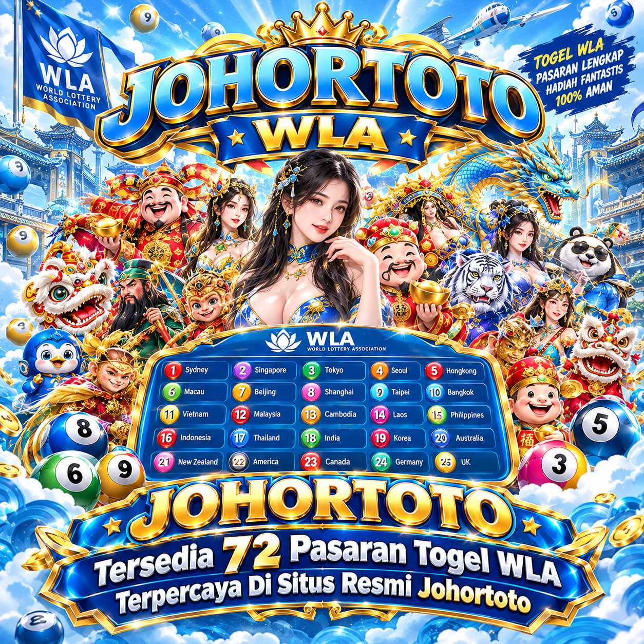 Thumbnail 1 of 3, Poster, JOHORTOTO - Tersedia 72 Pasaran Togel WLA Terpercaya Di Situs Resmi Johortoto designed and sold by JOHORTOTO.